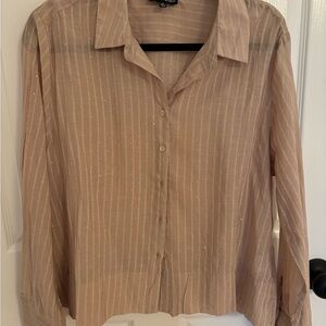 Women's Tan Blouse